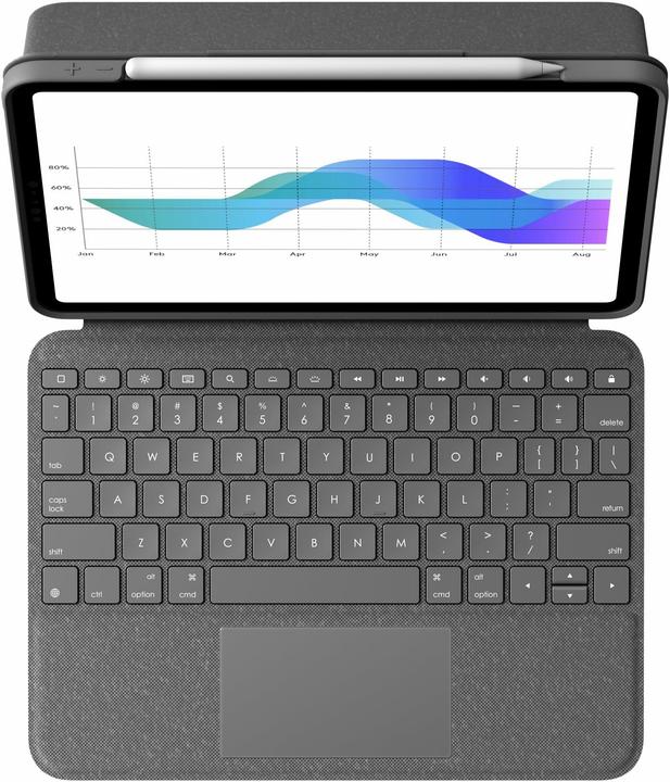 Actual product image Logitech Folio Touch (DE, iPad Air 2020 (4. Gen), iPad Air 2022 (5th Gen))