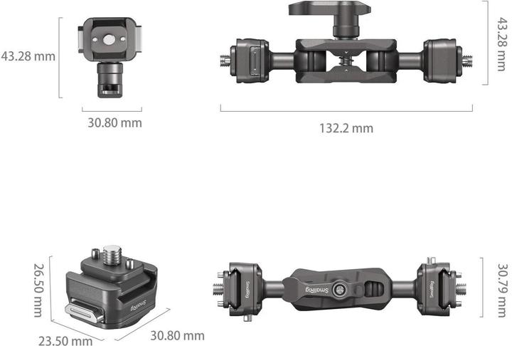 Produktbild SmallRig HawkLock H21 Schnellspanner Magic Arm mit Kugelkopf