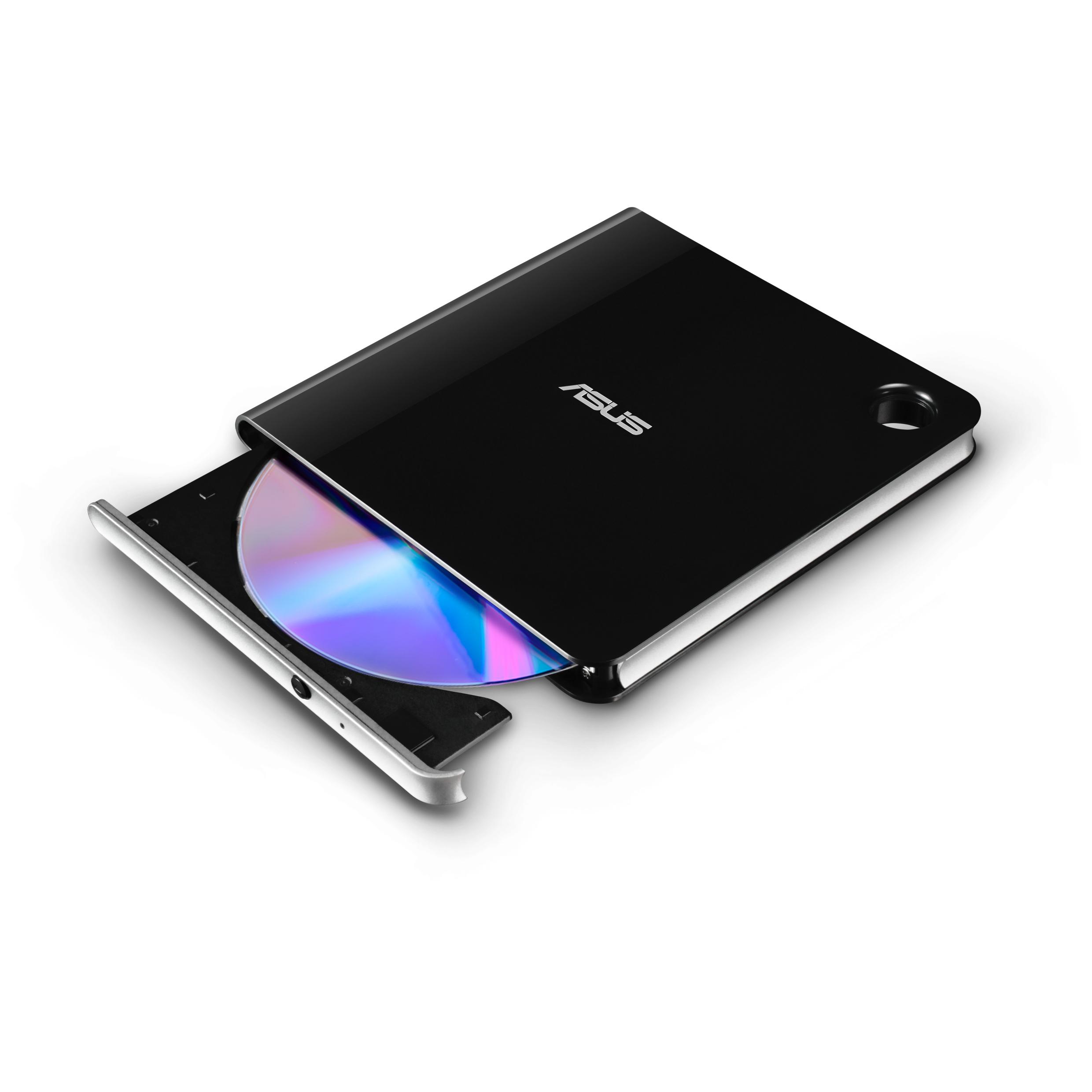 ASUS SBW-06D5H-U BLACK USB3.1 (Blu-ray Laufwerk, Blu-ray Brenner, CD Brenner, CD Laufwerk, DVD Brenn
