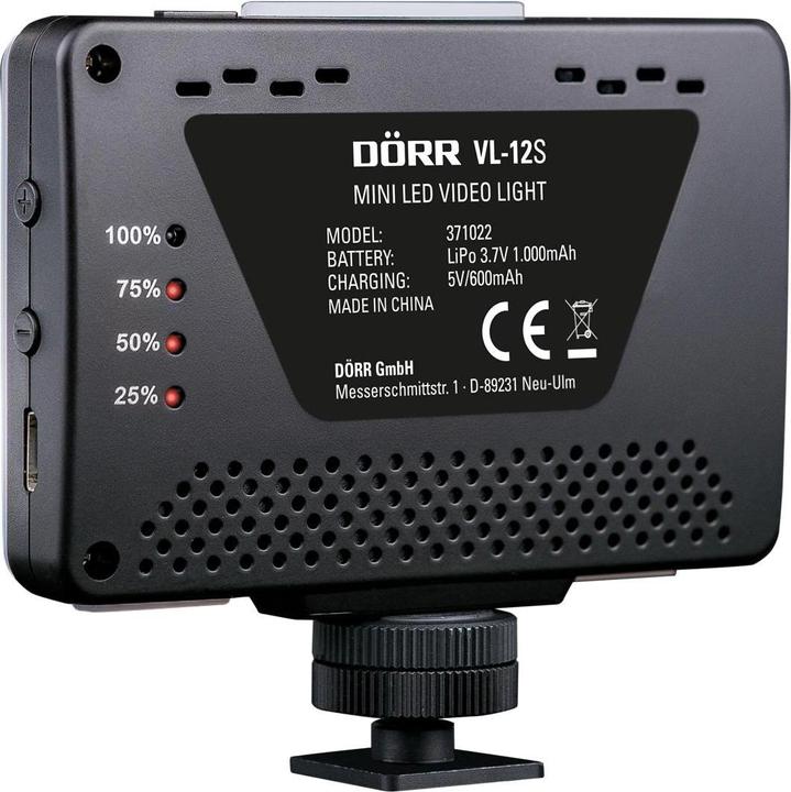 Produktbild Dörr LED Videoleuchte VL-12S (Videoleuchte)