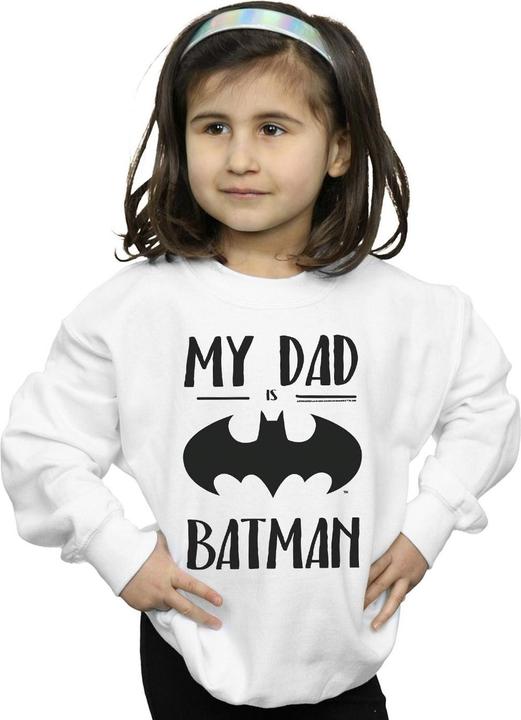 Produktbild Batman My Dad Is Batman Sweatshirt Mädchen (116)