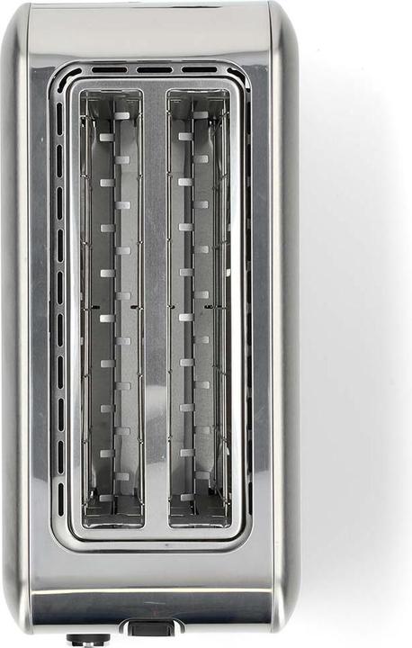 Actual product image Nedis Toaster | 2 slots | browning levels: 7 | defrost function | aluminium / silver