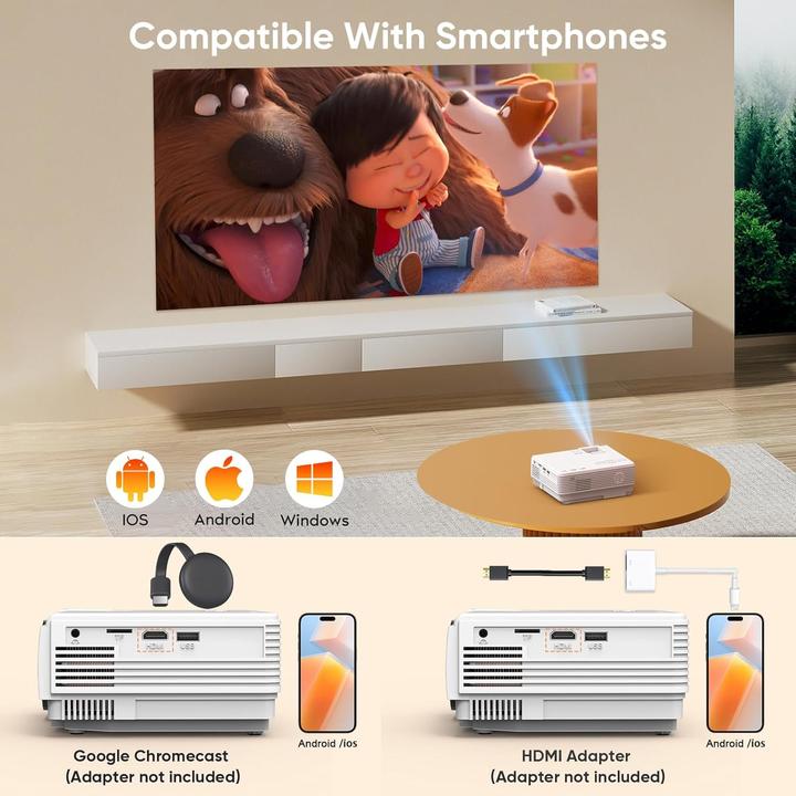 Actual product image Yooyaa Mini Video Projektor