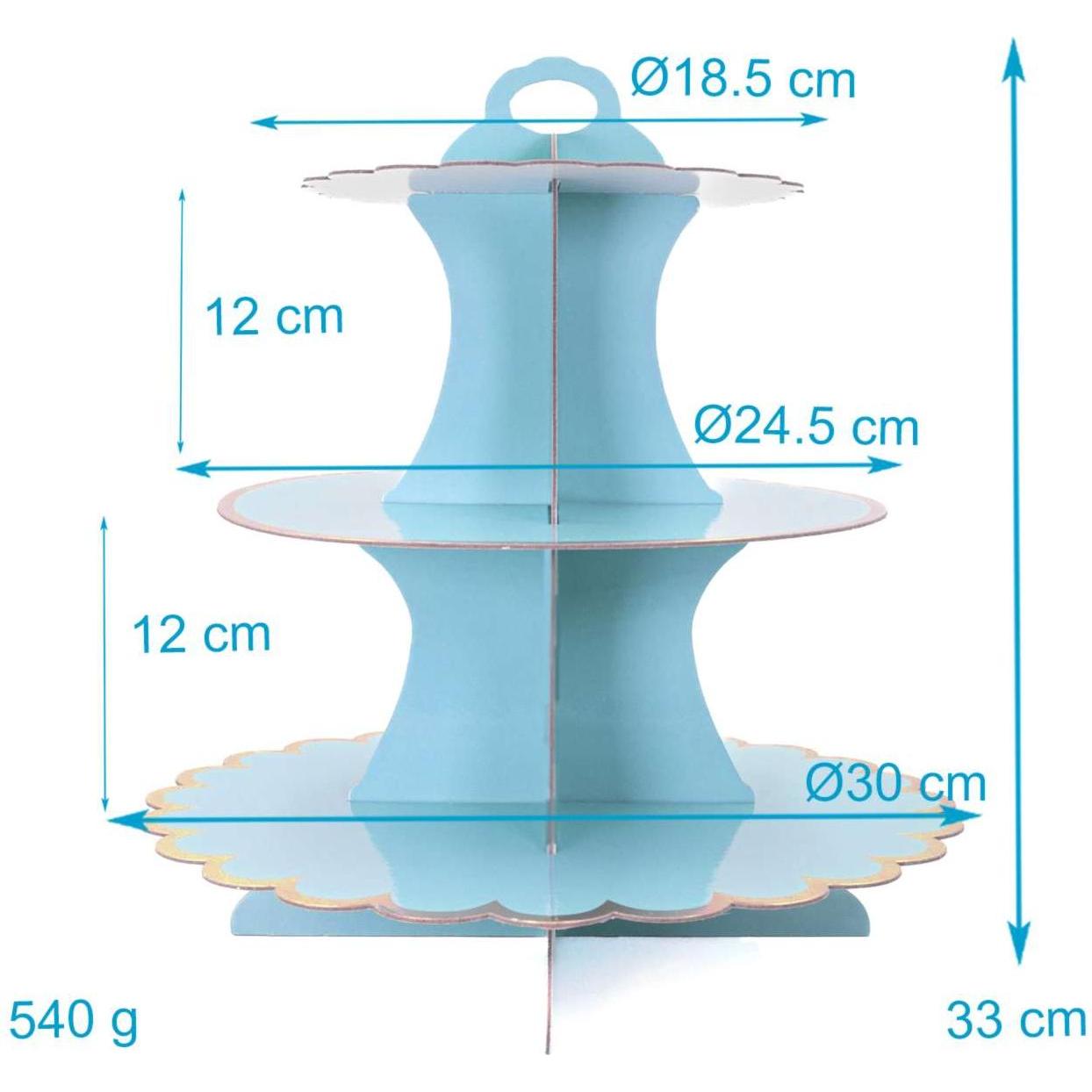 Thumbnail - Intirilife, Serviergeschirr, Etagere mit 3 Ebenen