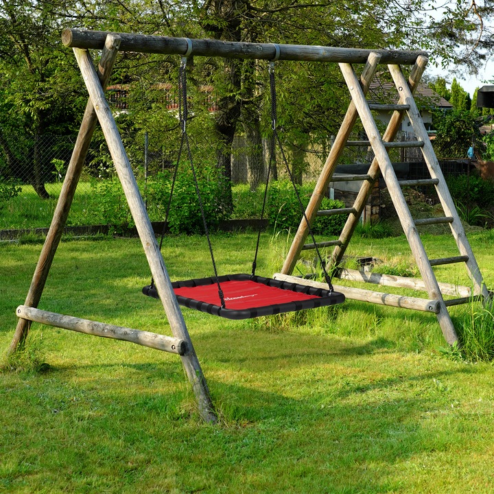 Actual product image Relaxdays Nest swing