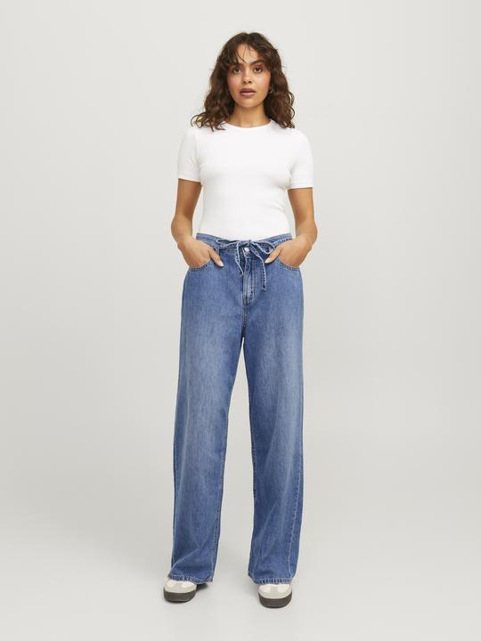 Actual product image JJXX JXPIXI WIDE LINEN BLEND LW JEANS DNM Loose fit jeans (W25/L32)
