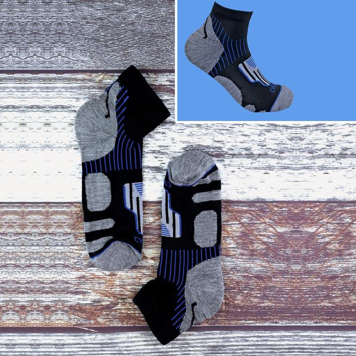 Produktbild Sock Snob 12er Pack Fahrradsocken Kurz | Anti-Blasen Sports Socken (39 - 45)