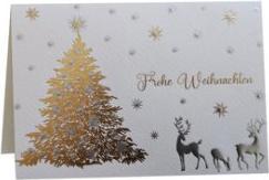 Römerturm R™MERTURM Christmas card "White baubles" (1 pcs.)