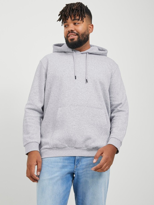 Actual product image Jack & Jones Plus Size Unicoloured Hooded Sweatshirt Hooded Sweatshirt (XXL)