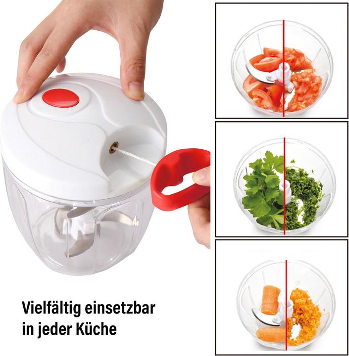 Produktbild Stoneline Multi-Zerkleinerer-Set, 9-tlg., rot (900 ml)