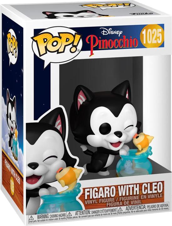 Actual product image Funko POP! - Pinocchio - 80th Anniversary: Figaro Kissing Cleo