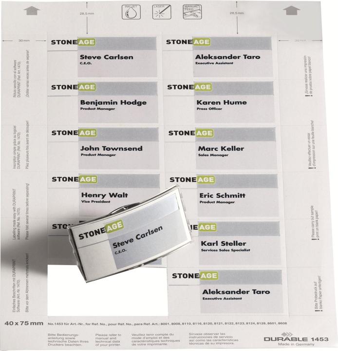 Immagine prodotto Durable Badgemaker inserisce etichette per cartellini