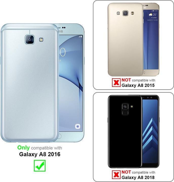 Immagine prodotto Cadorabo Custodia per Samsung Galaxy A8 2016 universale (Samsung Galaxy A8 (2016))