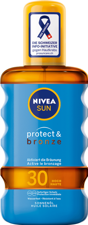 Produktbild NIVEA Protect & Bronze (Sonnenöl, SPF 30, 200 ml, 20 g)