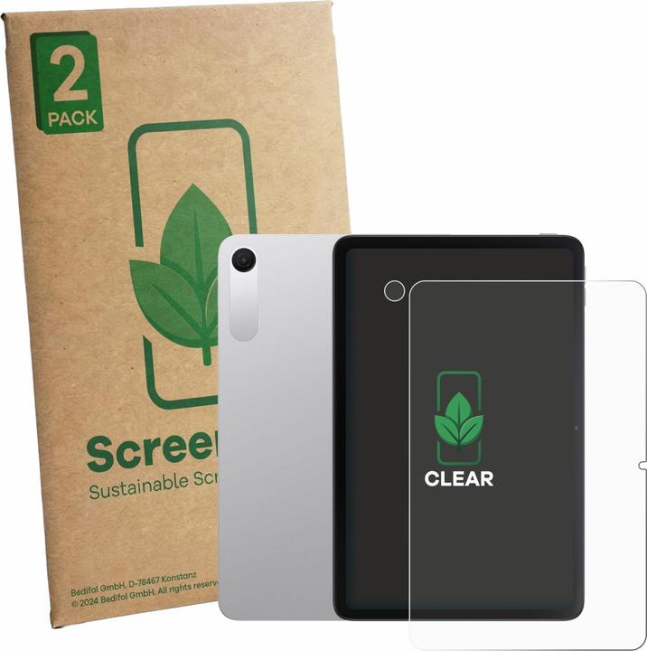 Produktbild ScreenLeaf Schutzfolie für Xiaomi Redmi Pad 2 9.7 (Display+Kamera) nachhaltiger Displayschutz Display Schutz (2 Stk., Xiaomi Redmi Pad 2)