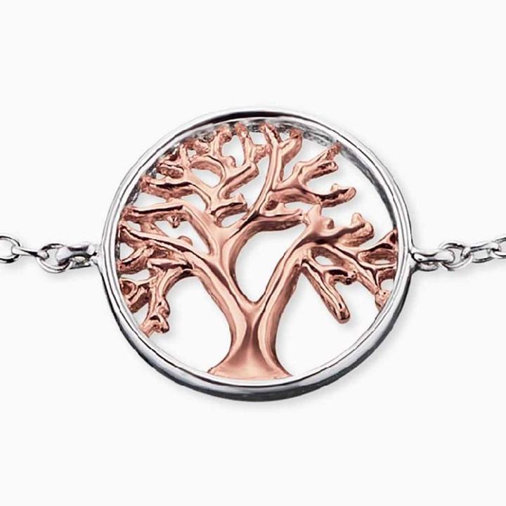 Actual product image Engelsrufer Bracelet tree of life (18 cm, 925 silver platinum-plated)
