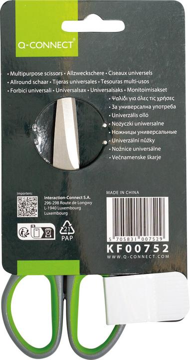 Actual product image Q-Connect Scissors Softgrip (14 cm)
