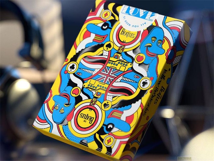 Immagine prodotto Theory11 Carte da gioco dei Beatles Yellow Submarine (Inglese)