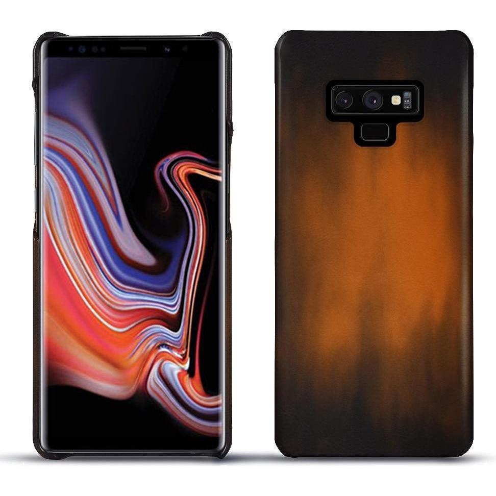 Noreve Lederschutzhülle (Samsung Galaxy Note 9), Smartphone Hülle, Braun