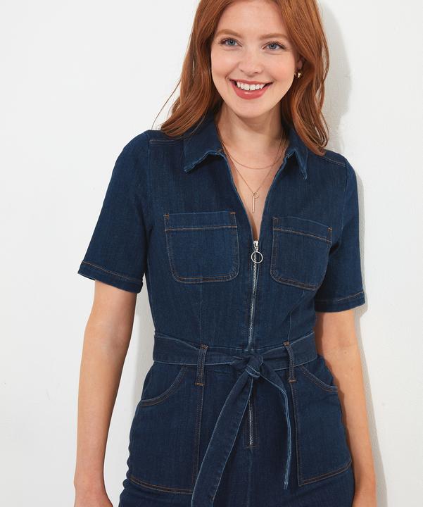 Produktbild Joe Browns Retro Denim Zip-Front Jumpsuit (44)