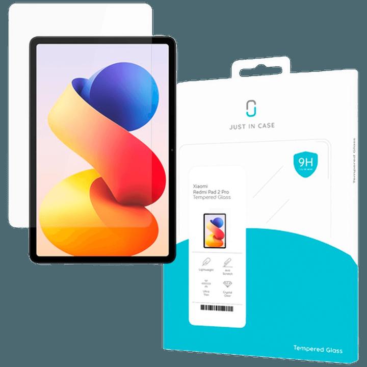 Actual product image Just in Case Gehärtetes Glas Clear Displayschutzfolie Xiaomi Redmi Pad 2 Pro (1 pcs., Xiaomi Redmi Pad 2 Pro)