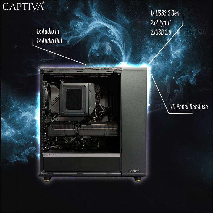 Actual product image Captiva Ultimate Gaming R99-451 Ryzen 7 RTX 5090 (2000 GB, 32 GB, AMD Ryzen 7 9850X3D, GeForce RTX 5090)