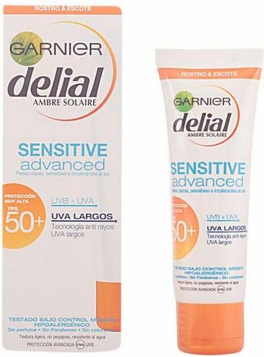 Garnier SENSITIVE ADVANCED crema facial SPF50+ 50 ml (Sonnencreme Gesicht, SPF 50+, 50 ml)