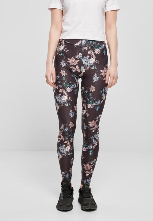 Actual product image Urban Classics Ladies Soft AOP Leggings - 16531 (XS)