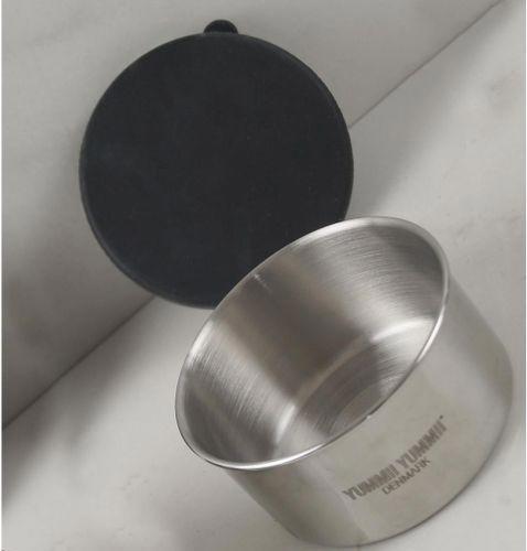 Actual product image Yummii Yummii Lunchbox Bento rounds small/medium Black/Silver