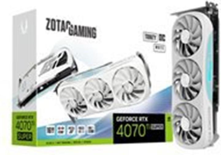 Image du produit Zotac GeForce RTx4070Ti SUPR TrntyWhte (16 Go)