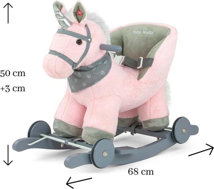Produktbild Mally Schaukelpferd Polly Pink Milly