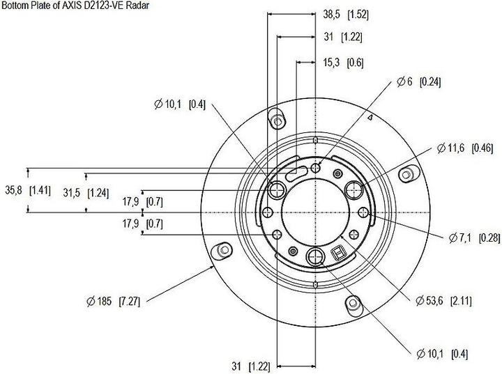 Produktbild Axis D2123-VE Radar Black