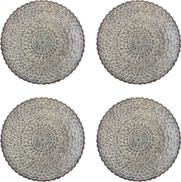 Creative Collection - Katrina Plate - Grey - 10 inches (4x, 25.40 cm)