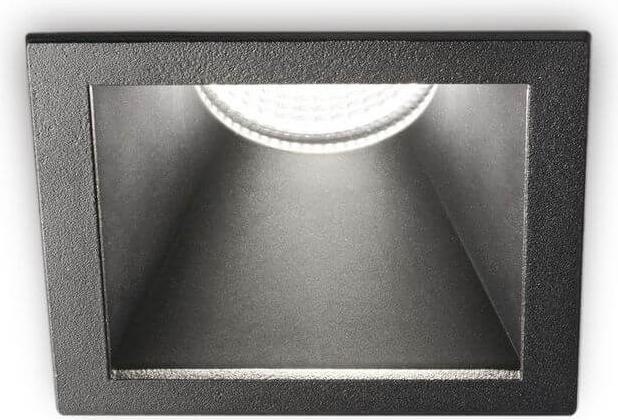 Ideal lux GAME LED Einbauleuchte 11W Schwarz warmweiss 285436 (1000 lm)