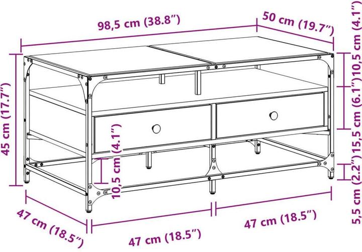 Image du produit vidaXL Couchtisch