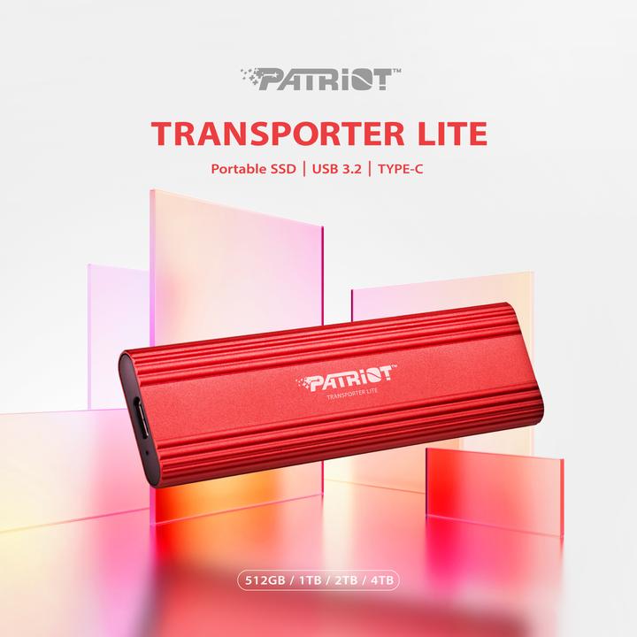 Produktbild Patriot SSD 4TB 1.0/1.0 Transporter Lite Portable USB rd PAT (4 TB)