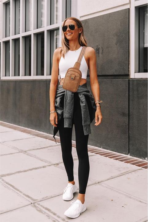 Produktbild Only-Bags.Store Brusttasche Schulterrucksack Sling Bags Kleine Umhängetasche Umhängetasche PU-Leder Gürteltasche