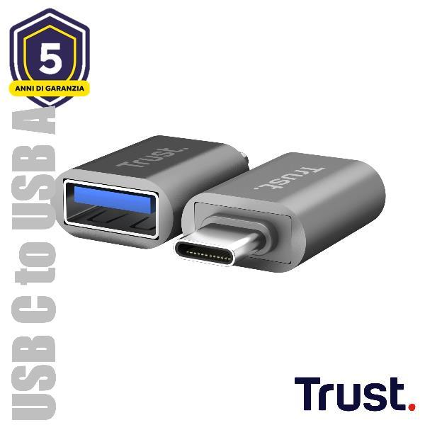 Produktbild Trust Computer USB-Adapter Calyx USB-A Buchse - USB-C Stecker (USB-A, 0.80 cm)