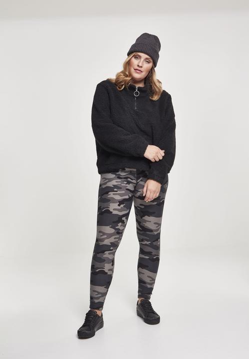 Image du produit Urban Classics Ladies Short Sherpa Troyer (3XL)