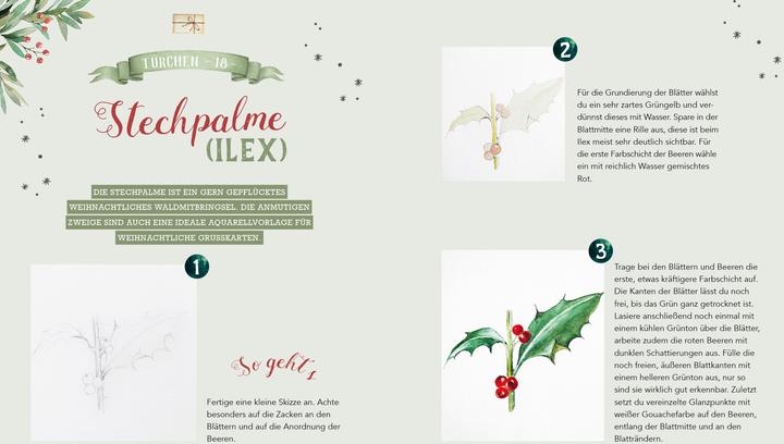 Actual product image My Advent Calendar Book: Winter Watercolour Land