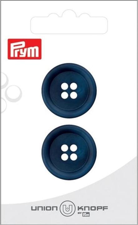 Actual product image Prym Buttons polyester 23 mm, 2 pieces, navy blue