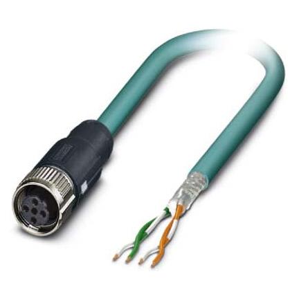 Phoenix Contact Netzwerkkabel, Elektronikkabel + Stecker, Blau