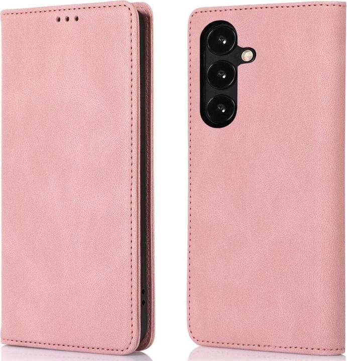 Actual product image Cover-Discount Galaxy A25 5G - Vintage flip case cover pink (Samsung Galaxy A25 5G)