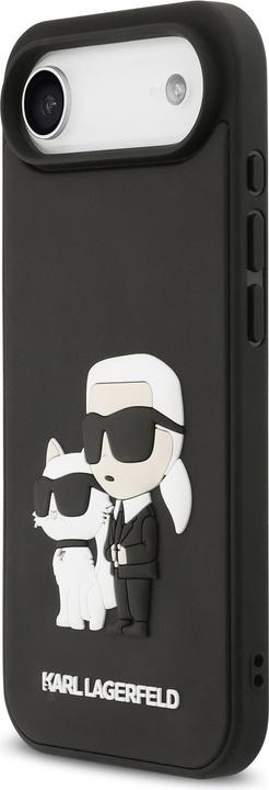 Image du produit Karl Lagerfeld Back panel cover Apple iPhone Air 3D Rubber Karl and Choupette Case Black (Apple iPhone Air)