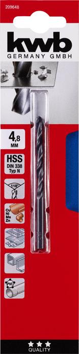 Actual product image kwb HSS Twist Drill, ø 4.8 mm (4.8 mm)