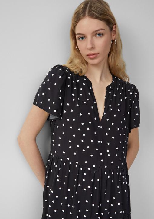 Actual product image S.Oliver Kleid Kurzes Viskosekleid mit All-over-Print (36)