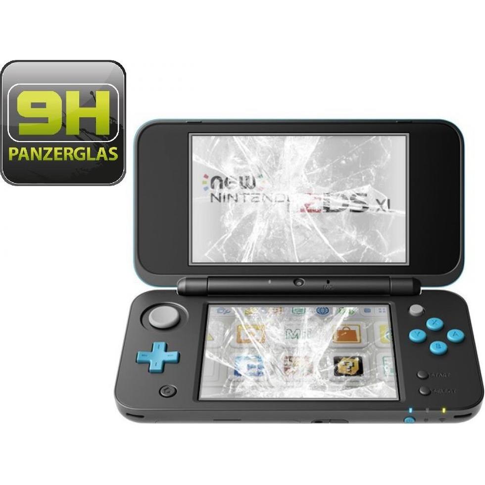Protectorking 4x echtes Tempered 9H Panzerhartglas 3D KLAR (DSi XL), Weiteres Gaming Zubehör, Transparent
