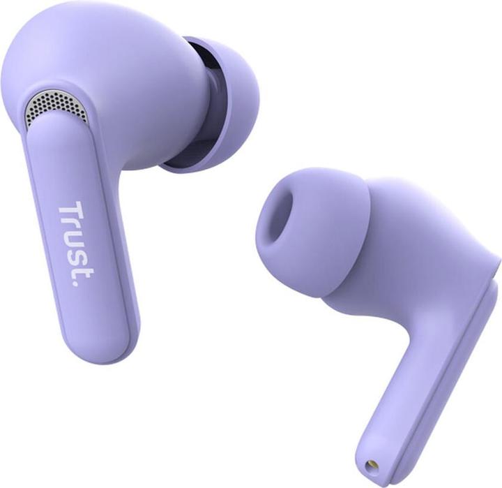 Produktbild Trust Yavi Bt Enc Earbuds Purple (ANC, 23 h, Kabellos)