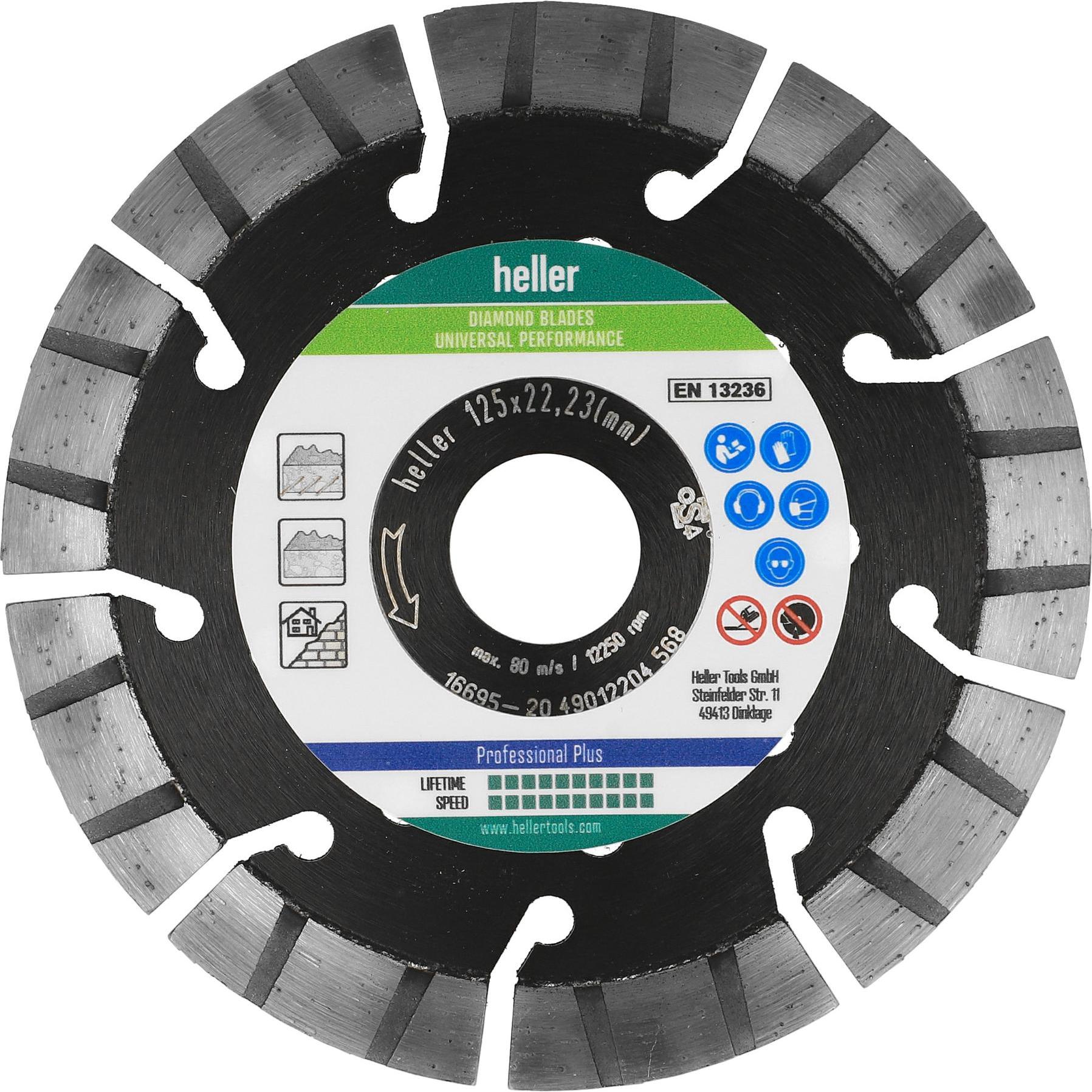 Heller, Lama, Diamond Blade Universal Performance 125 x 22,23/X