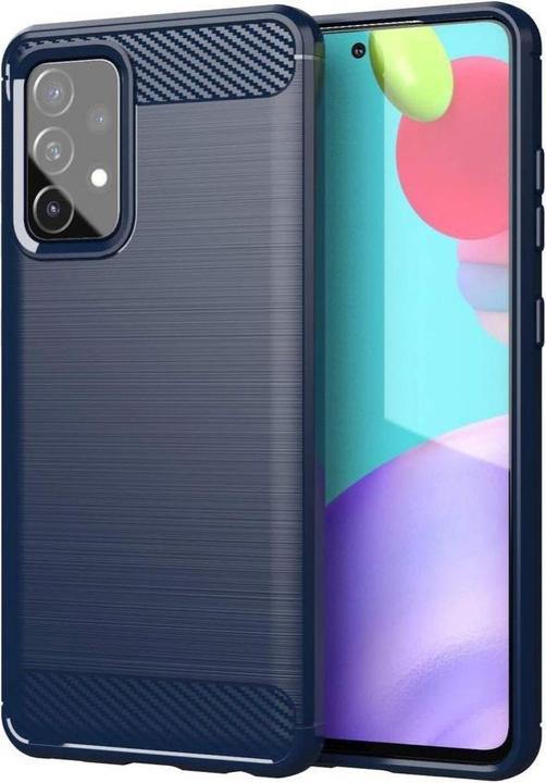 Image du produit Hurtel Coque Carbon Cover TPU pour Samsung Galaxy A72 4G bleu (Samsung Galaxy A72)